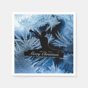 Gymnastics "Merry Christmas" Frozen Napkin