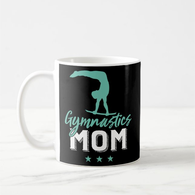 Gymnastics Mom For Gymnast Mother Coffee Mug (Left)