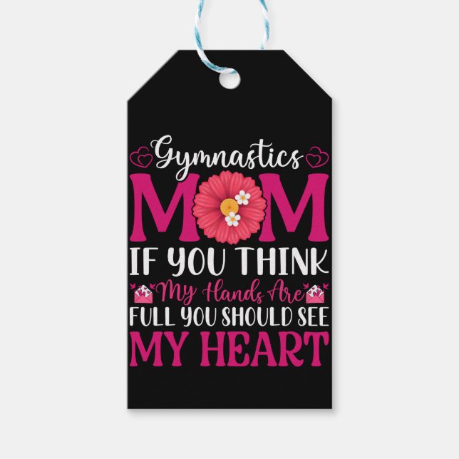 Gymnastics Mom Gift Tags (Front)