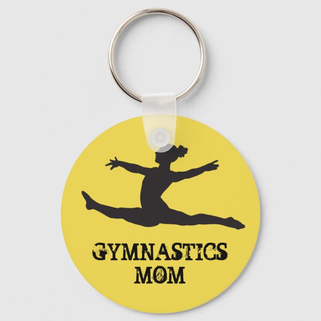 Gymnastics Mom Keychain (Front)