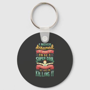 Gymnastics Mom Keychain