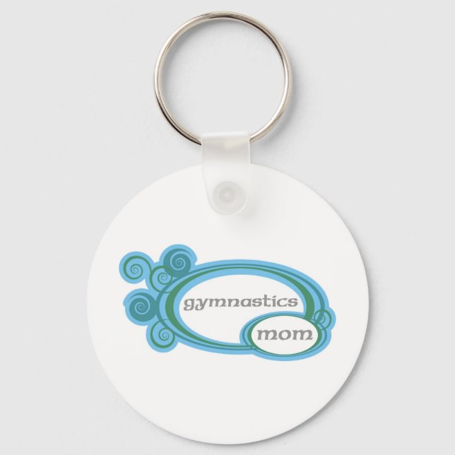 Gymnastics Mom Keychain (Front)