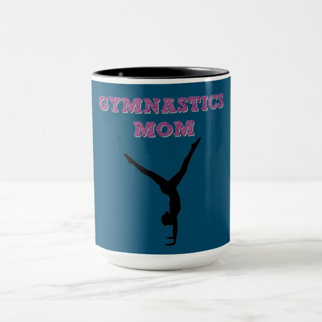 GYMNASTICS MOM tasse à café. (Centre)