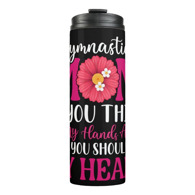 Gymnastics Mom Thermal Tumbler (Front)