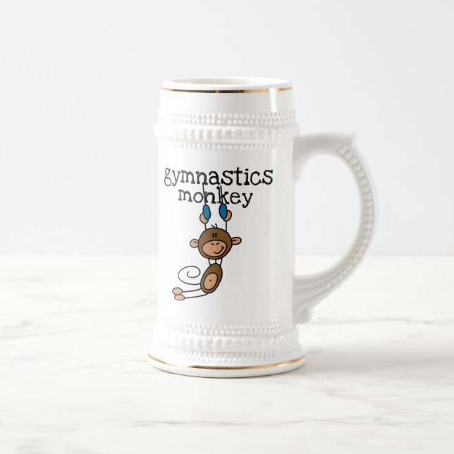 Gymnastics Monkey Beer Stein (Right)