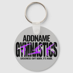 Gymnastics NAME Acrobatic Team Handspring Gymnast  Keychain