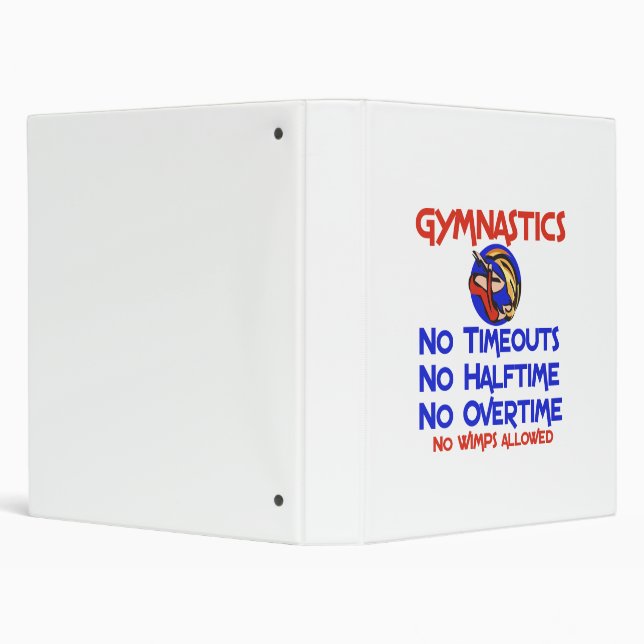 Gymnastics No Wimps Binder (Background)