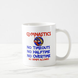 Gymnastics No Wimps Coffee Mug
