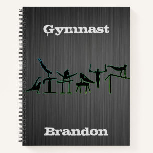 Gymnastics Notebook for Boys