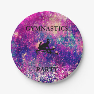 GYMNASTICS PARTY PLATE