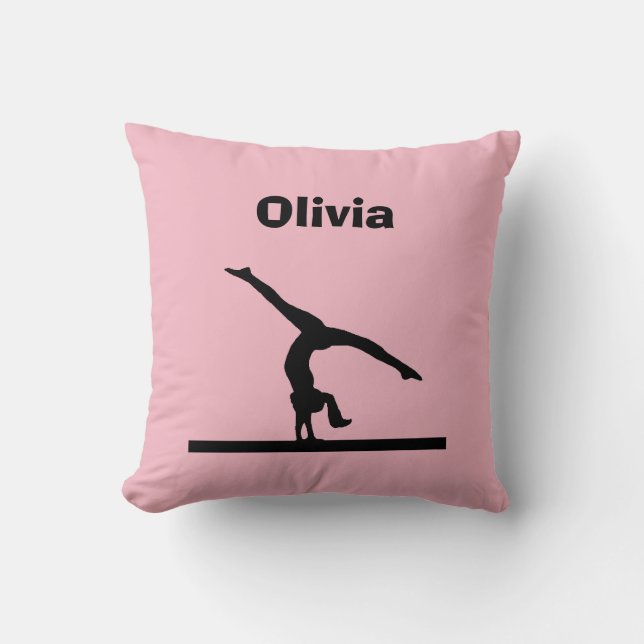 "Gymnastics" Personalized Pillow (Front)
