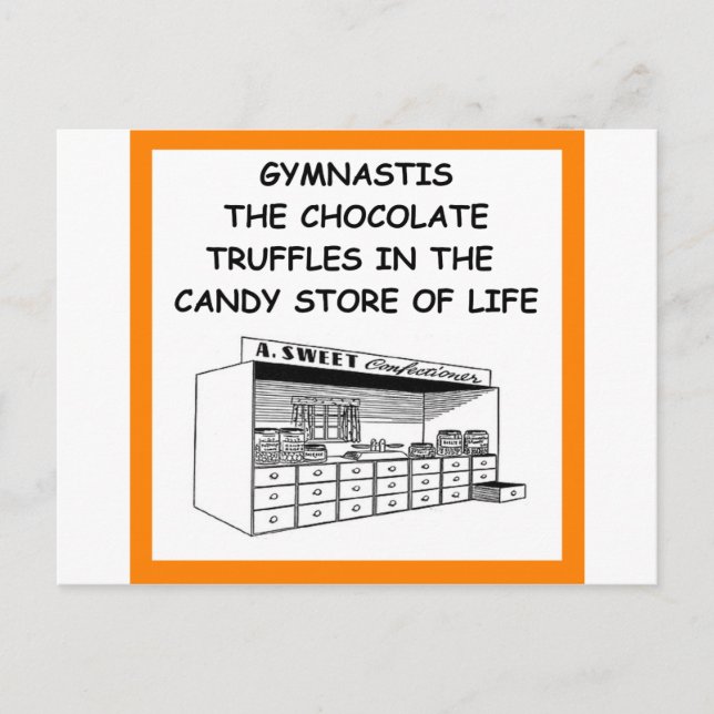 gymnastics postcard (Front)