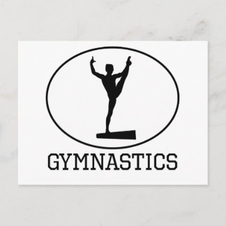 Gymnastics Postcard