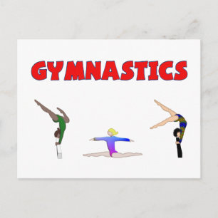 Gymnastics Postcard