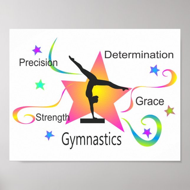 Gymnastics - Precision Strength Determination Grac Poster (Front)