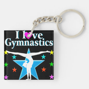 GYMNASTICS PRINCESS KEYCHAIN