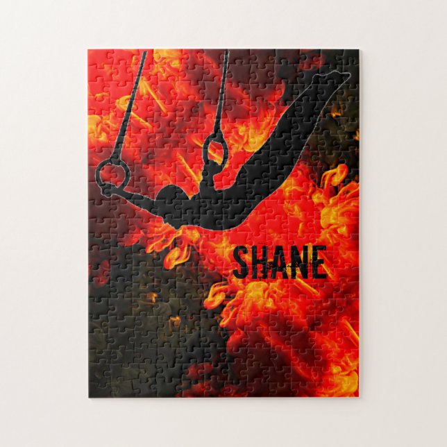 Gymnastics Puzzle for Boys (Vertical)