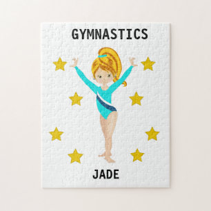 GYMNASTICS PUZZLE POUR LES FILLES PERSONNALISÉ.