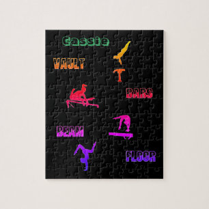 Gymnastics Puzzle - Vault, Bars, Beam, Floor