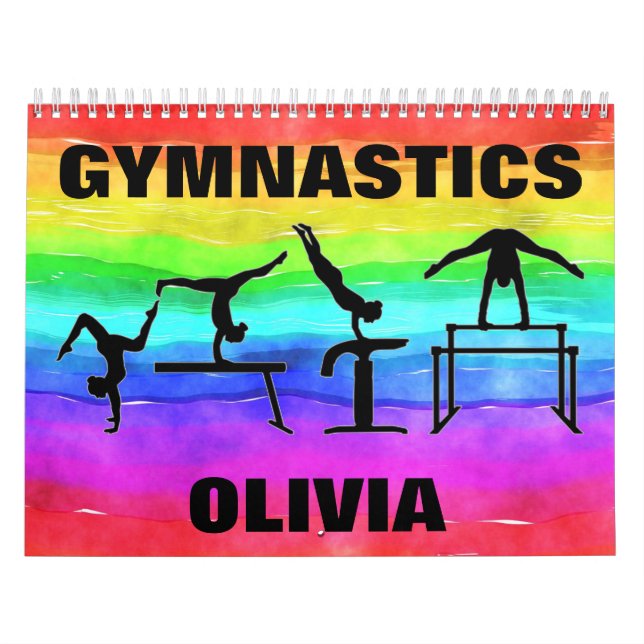 Gymnastics Rainbow Calendar (Cover)