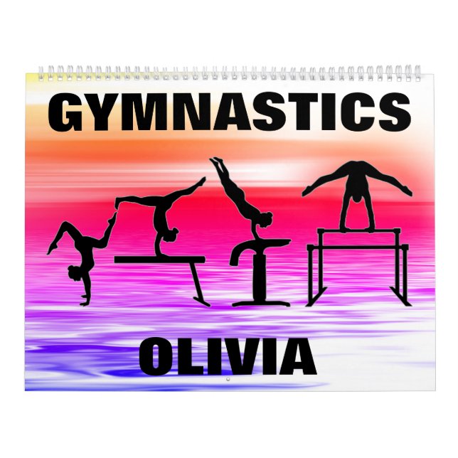 Gymnastics Rainbow Lake Calendar (Cover)