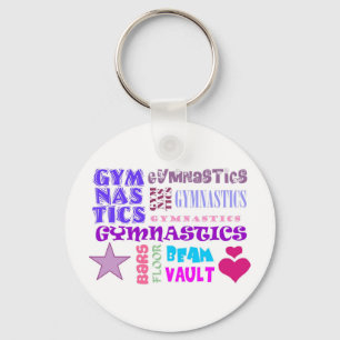 Gymnastics Repeating Keychain