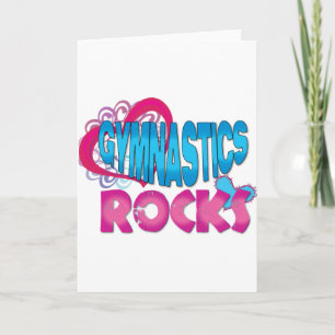 Gymnastics Rocks Gifts Card
