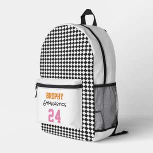 Gymnastics SCHOOL SPORT YEAR Team Colours Colourfu Printed Backpack