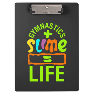 Gymnastics & Slime Clipboard