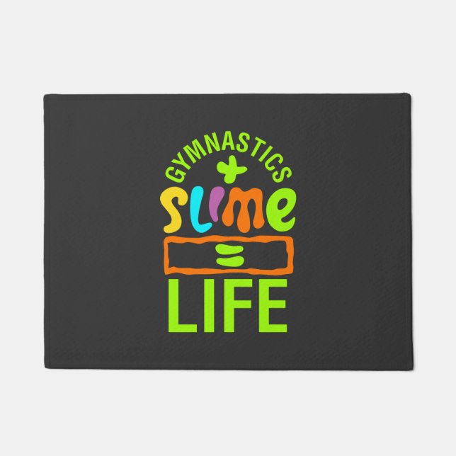 Gymnastics & Slime Doormat (Front)
