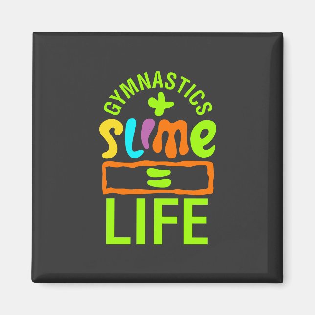 Gymnastics & Slime Magnet (Front)