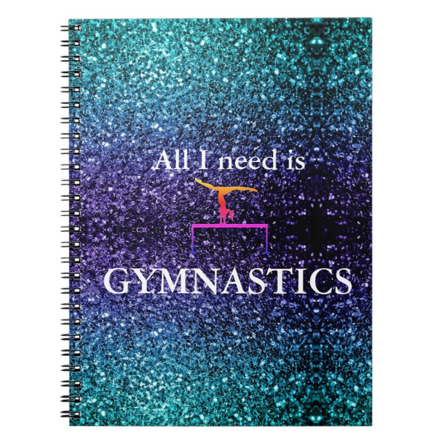GYMNASTICS SPIRAL NOTEBOOK (Front)