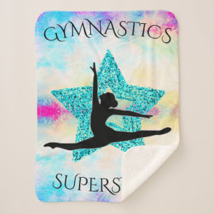 Gymnastics Superstar Fleece Blanket