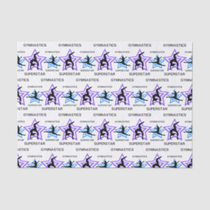 Gymnastics Superstar Tissue Paper