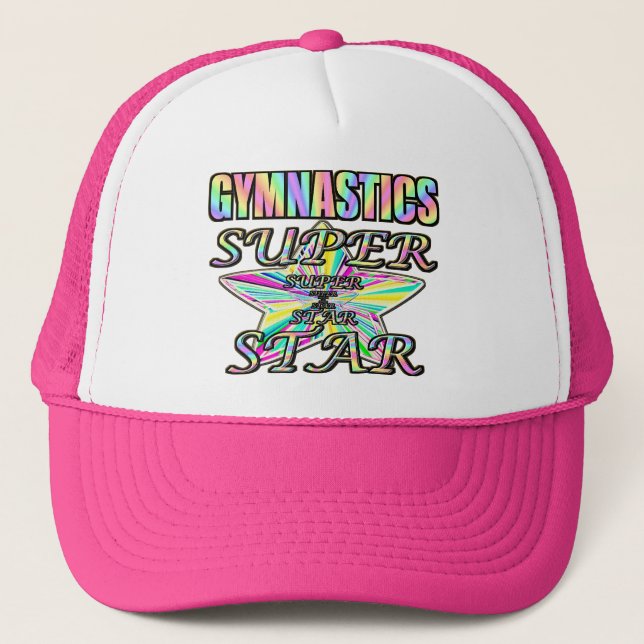 Gymnastics Superstar Trucker Hat (Front)