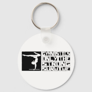 Gymnastics Survive Keychain