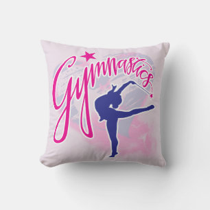Gymnastics Throw Pillow