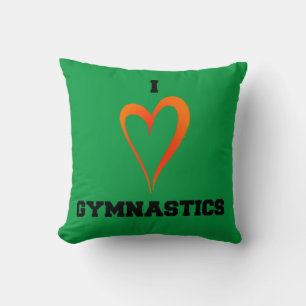 Gymnastics throw pillow. throw pillow