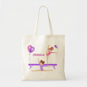 Gymnastics tote bag personalized