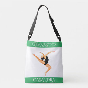 Gymnastics tote! Personalized name. Crossbody Bag