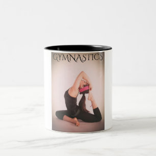 Gymnastics two toned coffee mug. Two-Tone coffee mug