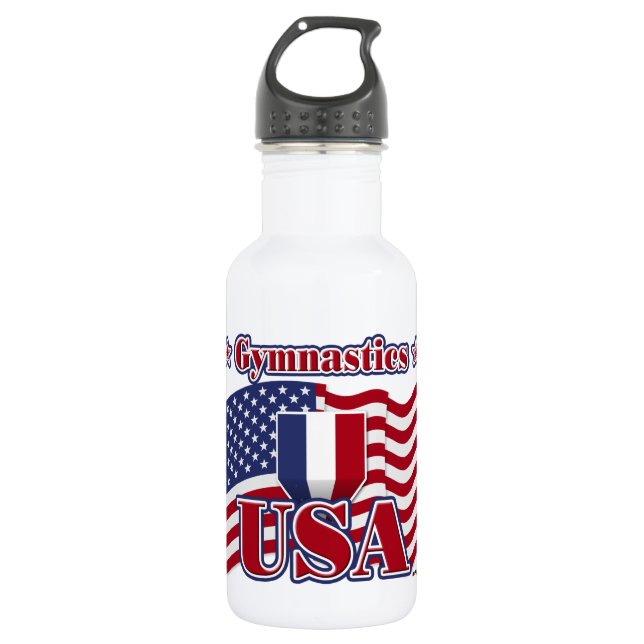 Gymnastics USA 532 Ml Water Bottle (Front)
