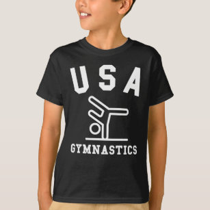 Gymnastics USA athlete passion Hobby Sport team T-Shirt