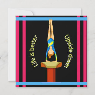 Gymnastics Vault Life Is Better Upside Down   