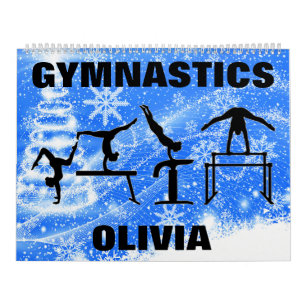 Gymnastics Winter Snow Calendar
