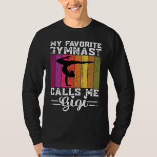Gymnastics Women Grandma Gigi Gymnast Dance Retro  T-Shirt