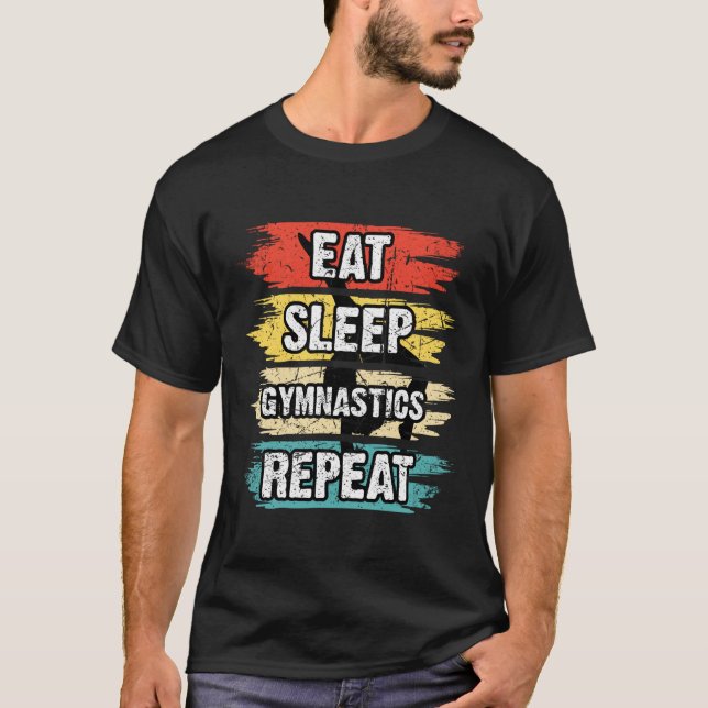 Gymnastics Women men Girls Teens Gymnast Dance Ret T-Shirt (Front)