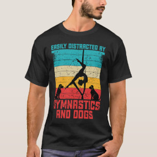 Gymnastics Women men Girls Teens Gymnast Dance Ret T-Shirt