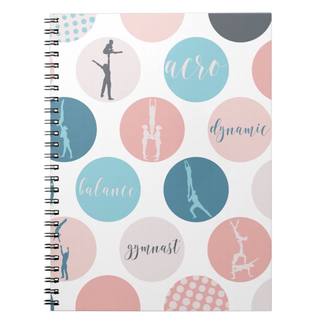 Gymnastique acrobatique Carnet à bulles (Devant)