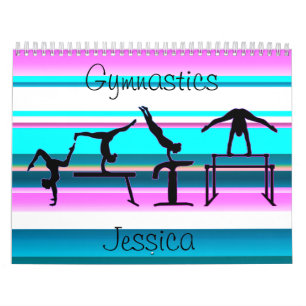 Gymnastique Calendrier Pastel Stripes
